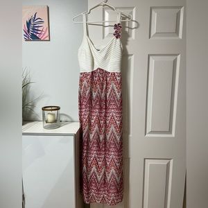 Signature by Robbie Bee - Patterned Dress - Size 10 petite